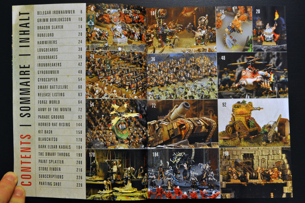 Warhammer Visions March 2014 Contents